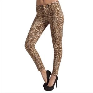 7 For All Mankind Leopard/ Cheetah Pants